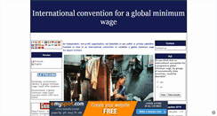 Desktop Screenshot of international-convention-for-minimum-wage.org